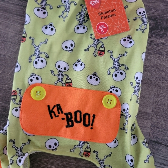 Cat / dog skeleton pajamas size S - Picture 2 of 4